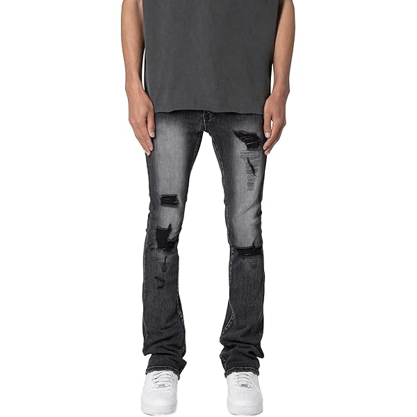 mnml Men's X598 Skinny Stacked Denim - Blue, 28 at Amazon Men's