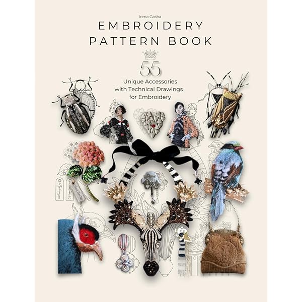 Embroidery Pattern Book: 55 Embroidery Projects for Inspiration
