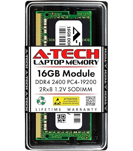 SK Hynix 16GB DDR4 2400MHz CL17 SODIMM HMA82GS6AFR8N-UH Memory