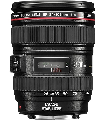 Canon EF 24–105mm f/4L is II USM Lens, Black - 1380C002 : CANON