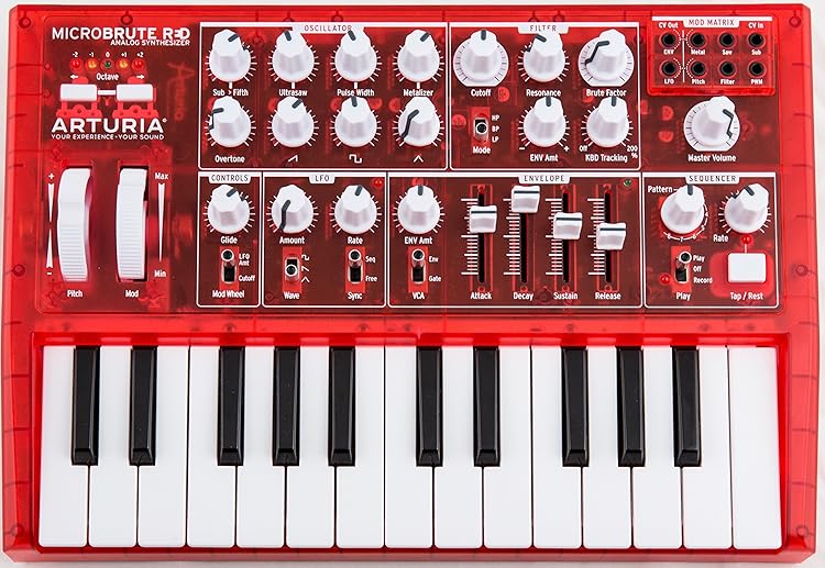 Arturia Microbrute - MINIBRUTEをよりコンパクトにしたアナログ