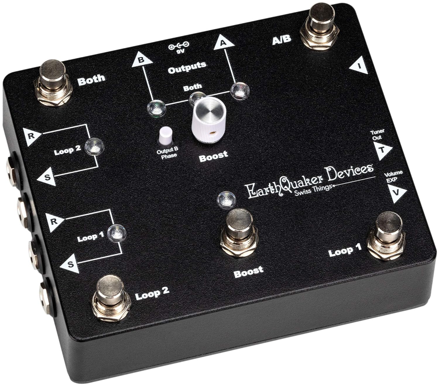 EarthQuaker Devices Swiss Things - ペダルボード上の信号の流れを