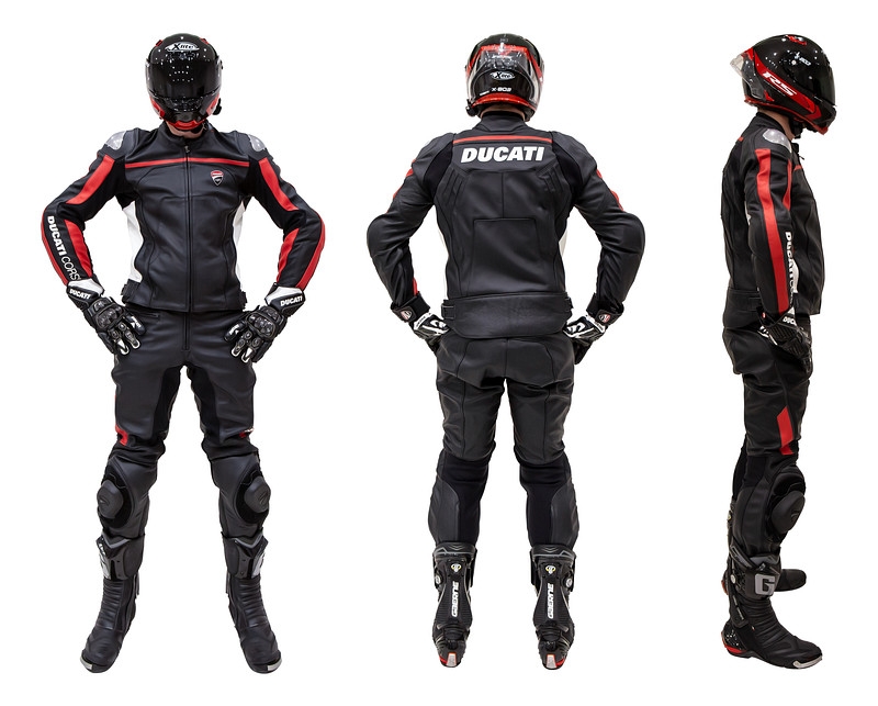 Ducati leather pants Sport C2 black 54 NML Spare Parts for Moto