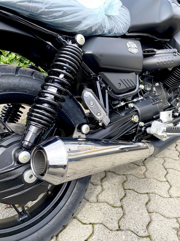 Mistral Silencer kit, conical, short, stainless steel, Spare Parts