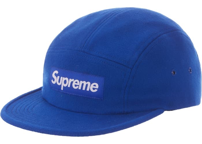 Supreme Wool Camp Cap FW19 Royal Fall/Winter 2019