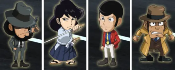 ルパン（スマスロ）】メニュー画面、ルパンTVの法則など