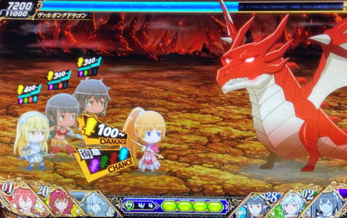 ダンまち外伝スロット「 ソード・オラトリア」：モンスターバトル（AT