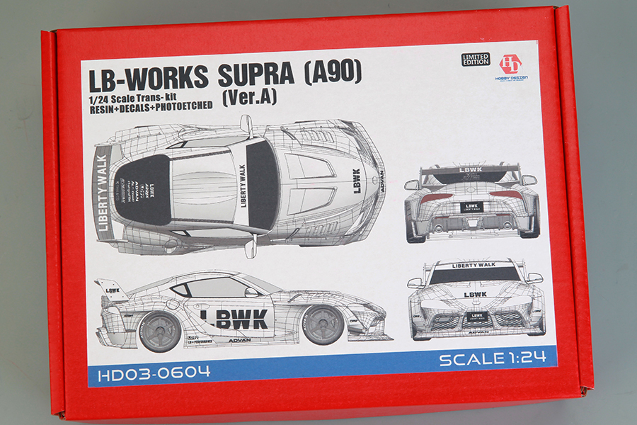 1/24 car model LB-Works Supra (A90)(Ver.A) Trans-Kit(HD03-0604