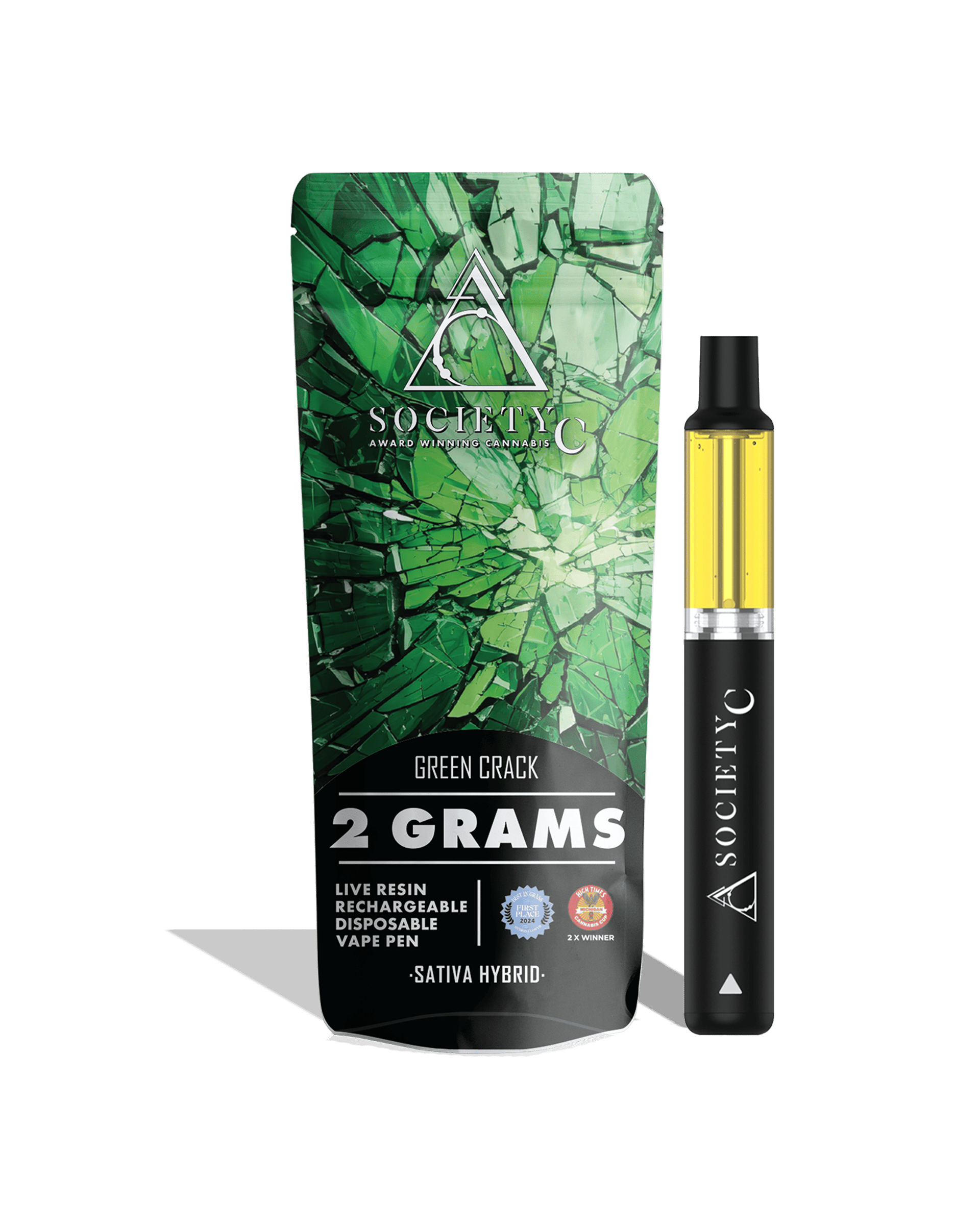 Green Crack Live Resin Disposable Cart 2g | Lume Cannabis Co.