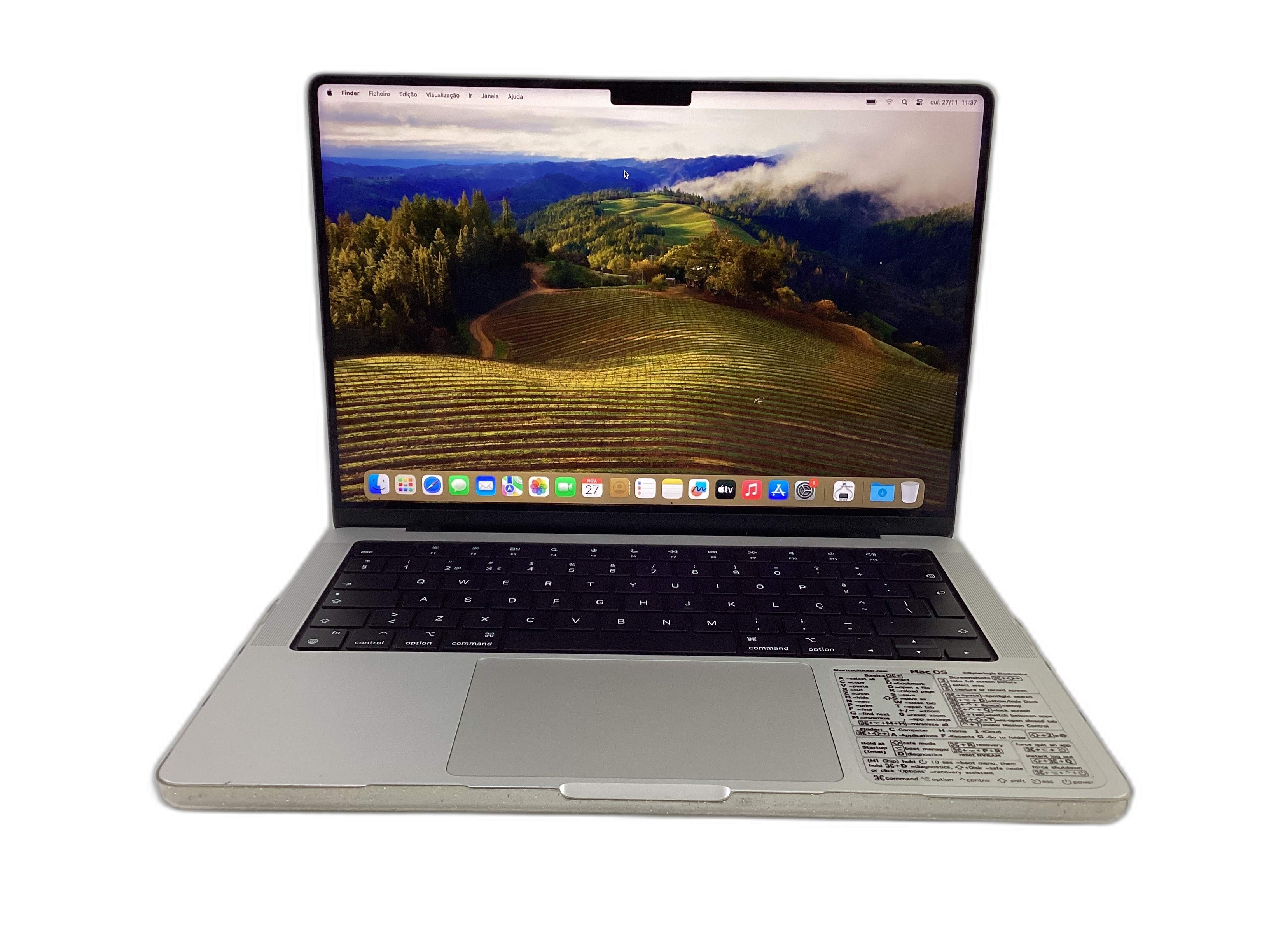 macbook pro m1 pro 8-core 3.2 14 (14gpu) (2021) (a2442) de segunda