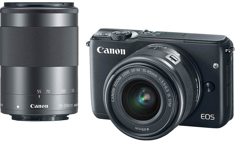 Canon EOS M10 Two Lens Kit 18-megapixel mirrorless camera with 15