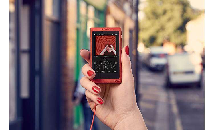 Sony NW-A35 Walkman® (Cinnabar Red) High-resolution portable