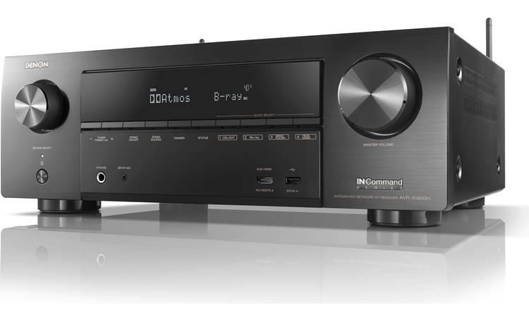 Denon AVR-X1600H 7.2-channel home theater receiver with Wi-Fi