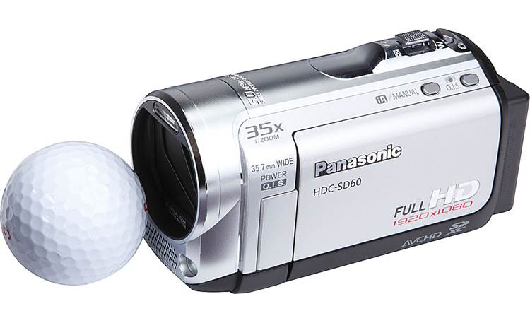 Panasonic HDC-SD60 (Silver) HD camcorder with 25X optical zoom