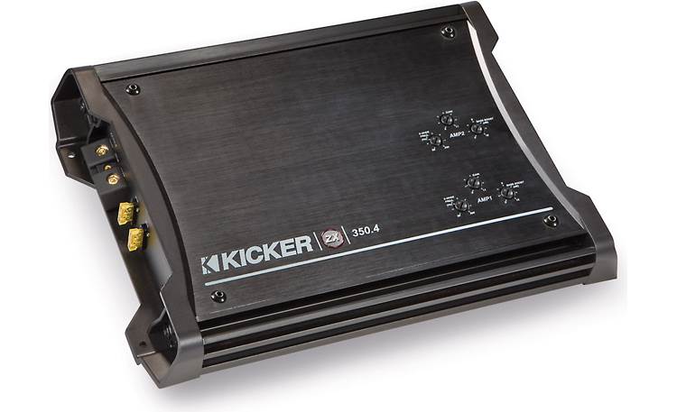 Kicker 11ZX350.4 4-channel car amplifier — 60 watts RMS x 4 at