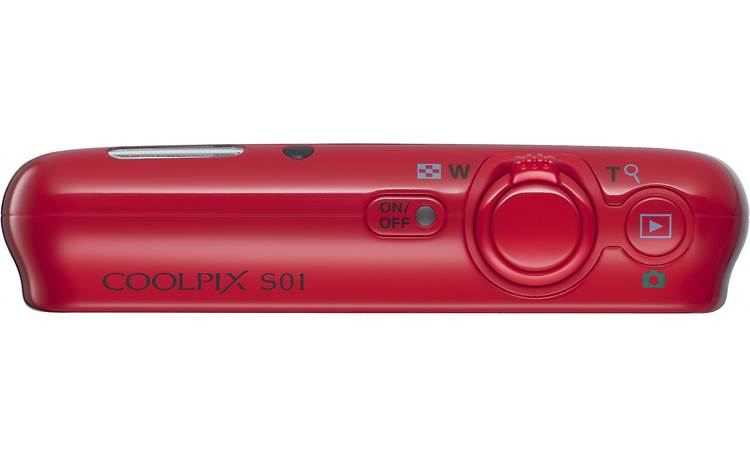 Nikon Coolpix S01 (Red) Ultra-compact 10.1-megapixel digital