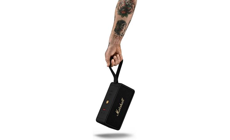 Marshall Middleton (Black and Brass) Waterproof portable Bluetooth