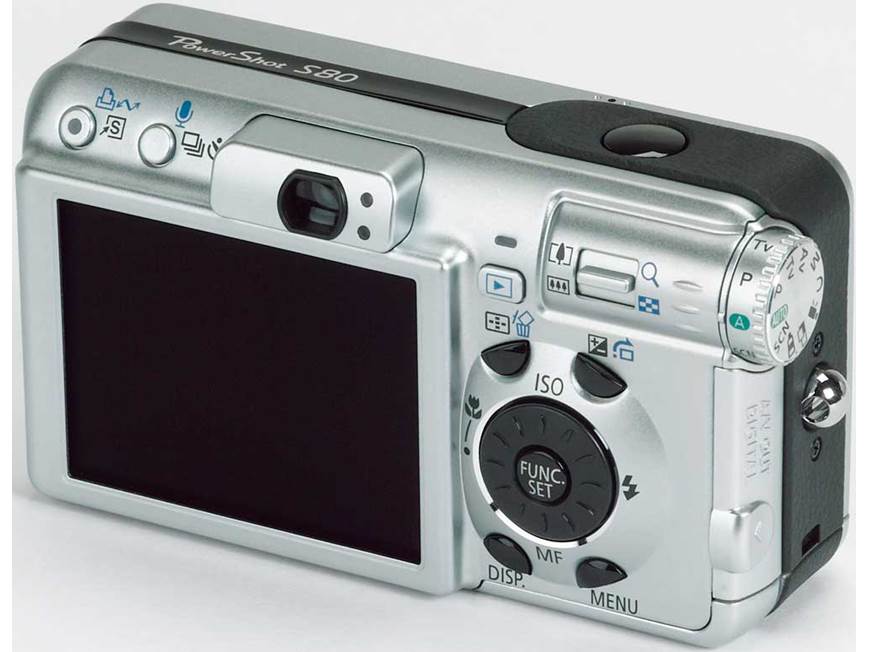 Canon PowerShot S80 8-megapixel digital camera at Crutchfield