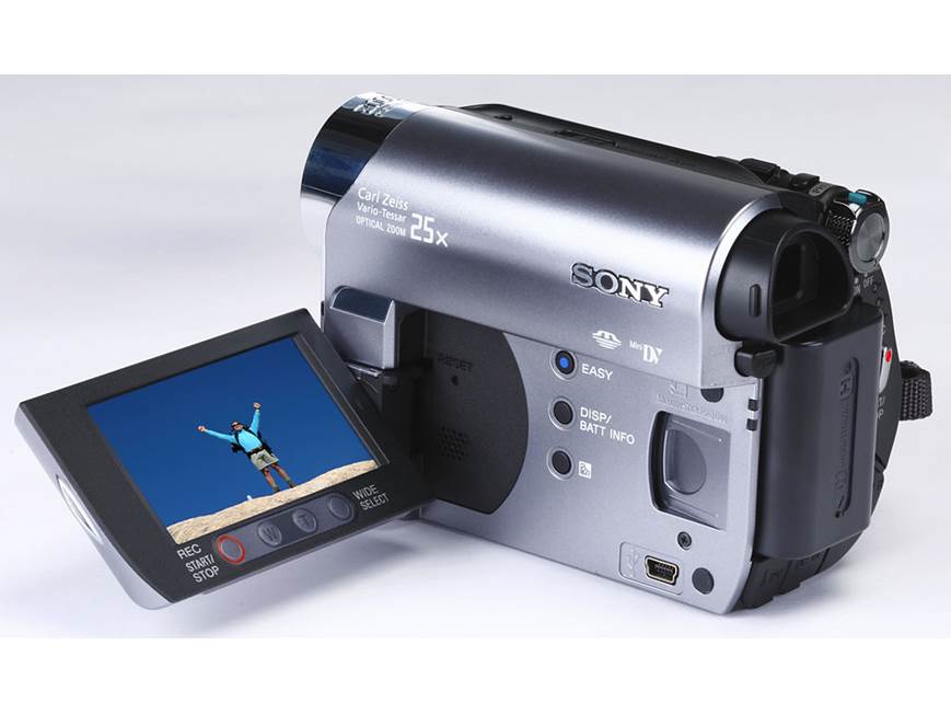 Sony DCR-HC62 Mini DV camcorder with 25X optical zoom at Crutchfield