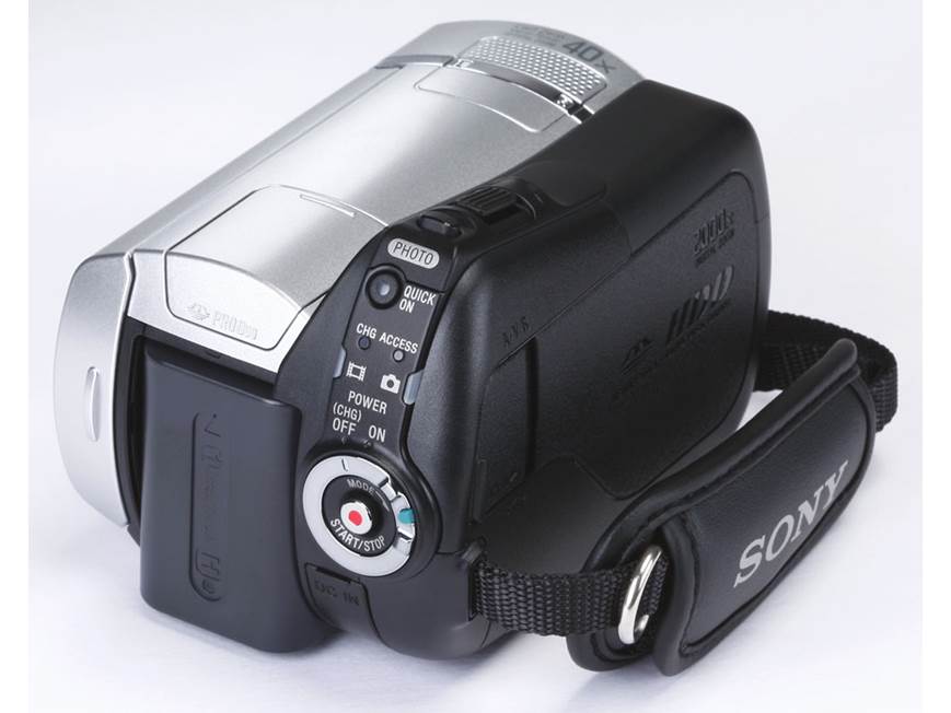 Sony DCR-SR45 30GB hard drive camcorder at Crutchfield