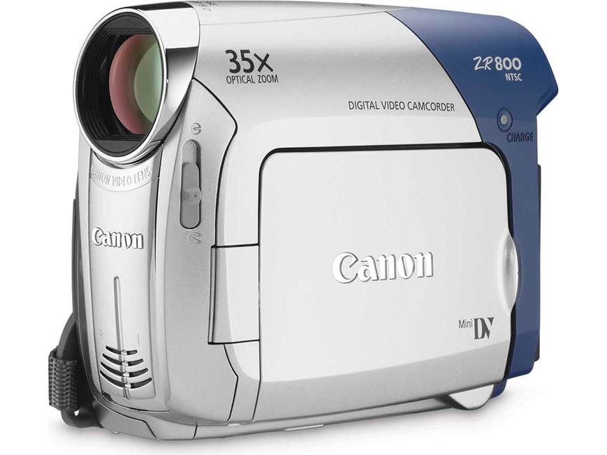 Canon ZR800 Mini DV digital camcorder at Crutchfield