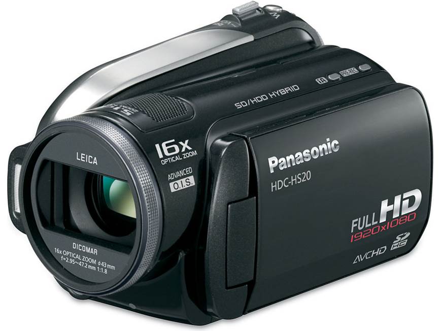 Panasonic HDC-HS20 80GB high-definition hard drive/SD™ memory card