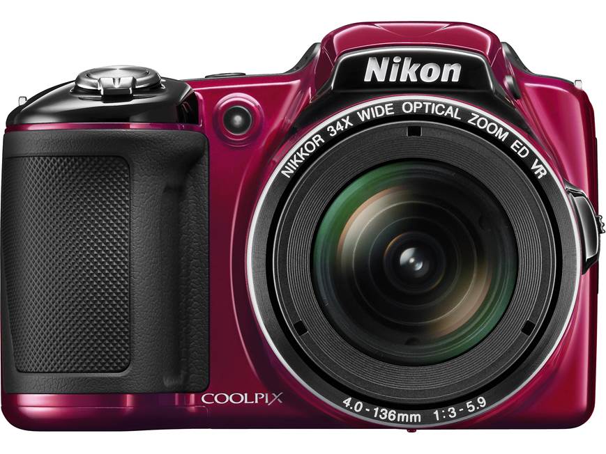 Nikon Coolpix L830 (Red) 16-megapixel digital camera with 34X