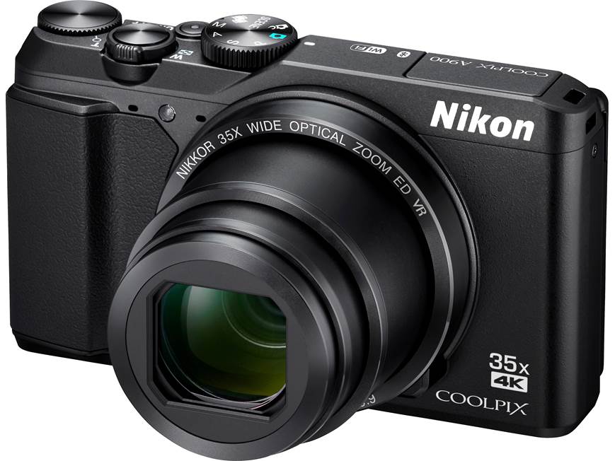 Nikon Coolpix A900 (Black) 20-megapixel camera with 35X optical