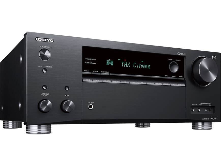 Onkyo TX-RZ740 9.2-channel home theater receiver with Wi-Fi
