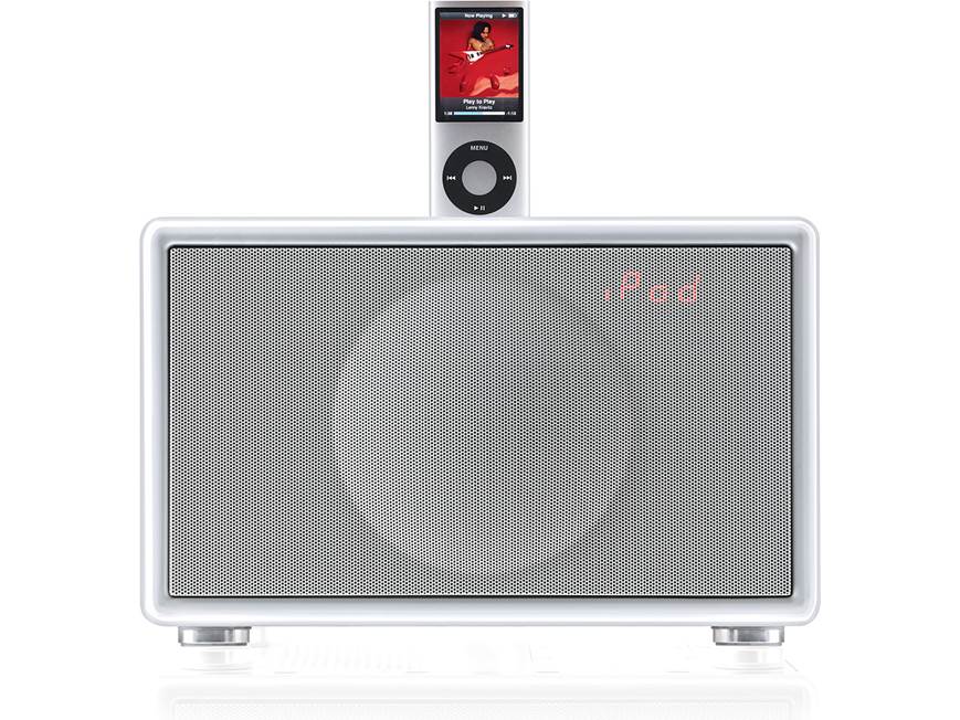Geneva Sound System Model S (White) Clock Radio with dock for iPod