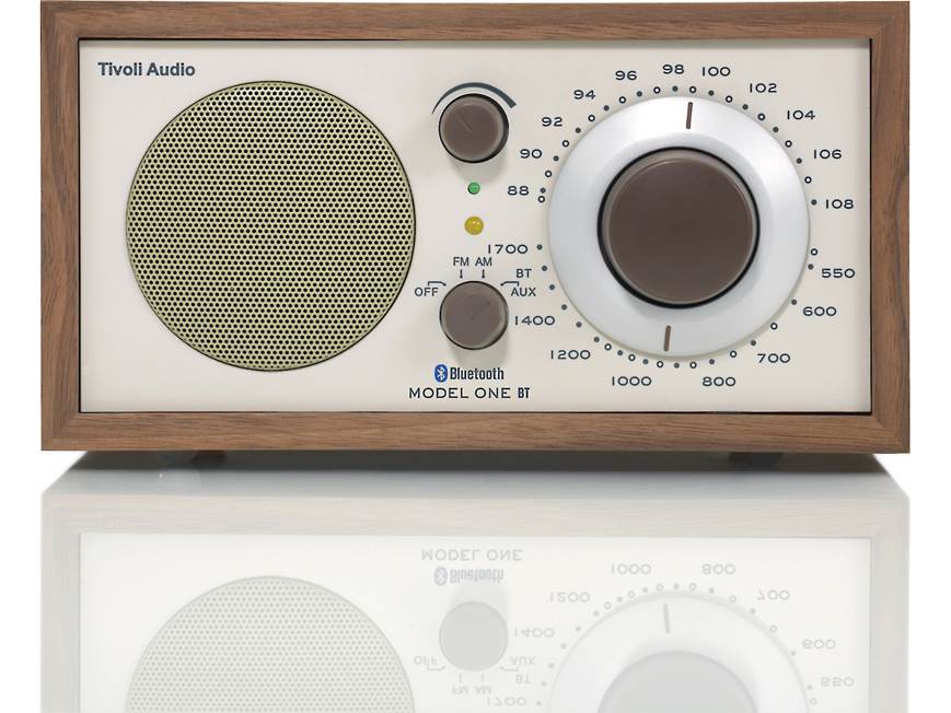 Tivoli Audio Model One® BT (Walnut/Beige) AM/FM radio with
