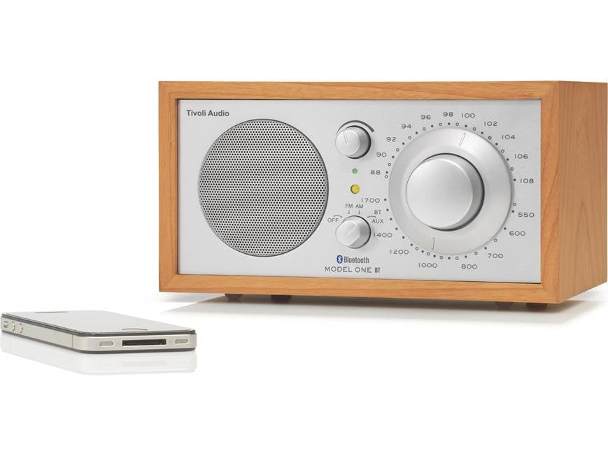 Tivoli Audio Model One® BT (Cherry/Silver) AM/FM radio with