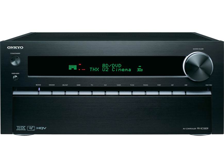Onkyo PR-SC5509 Home theater preamp/processor at Crutchfield