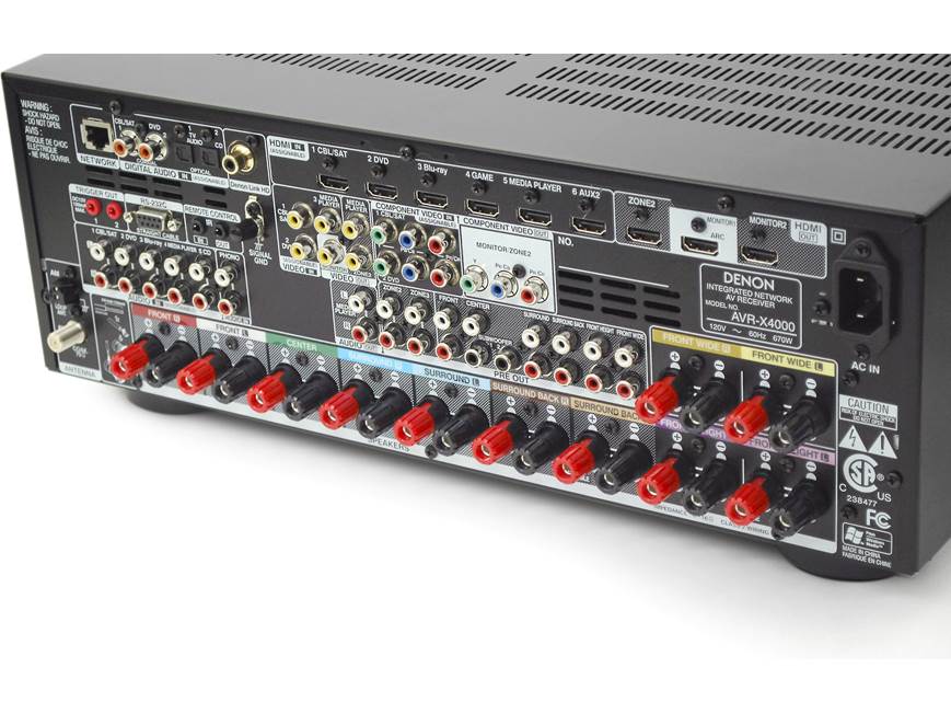 Denon AVR-X4000 IN-Command 7.2-channel home theater receiver with