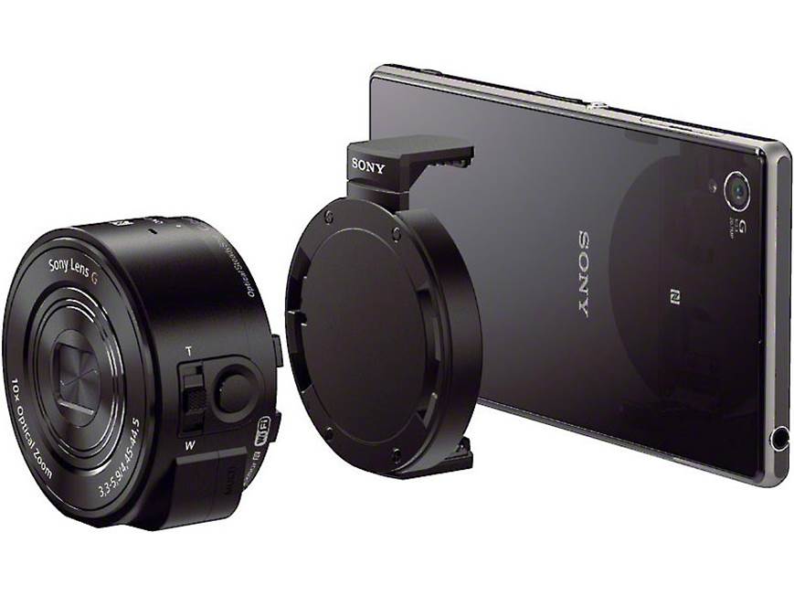 Sony Cyber-shot® DSC-QX10 (Black) Smartphone-attachable lens-style