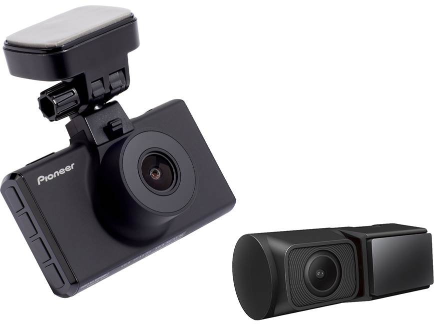 Pioneer VREC-DH300D HD dash cam with rear-view cam at Crutchfield
