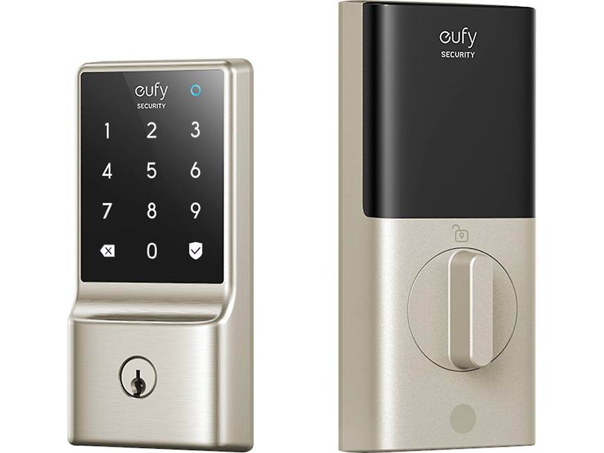 eufy by Anker Smart Lock C210 (Satin nickel) Smart lock with Wi-Fi