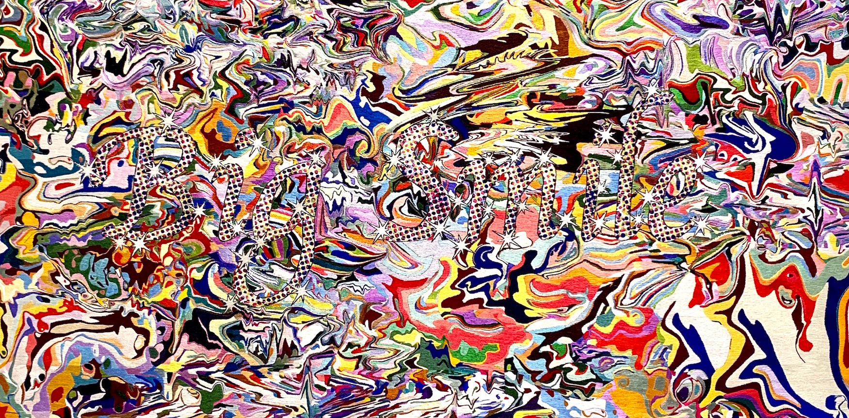 真作 】【 金寅化（キム・インファ）油彩 蓮 】絵画 額縁 油絵韓国美術