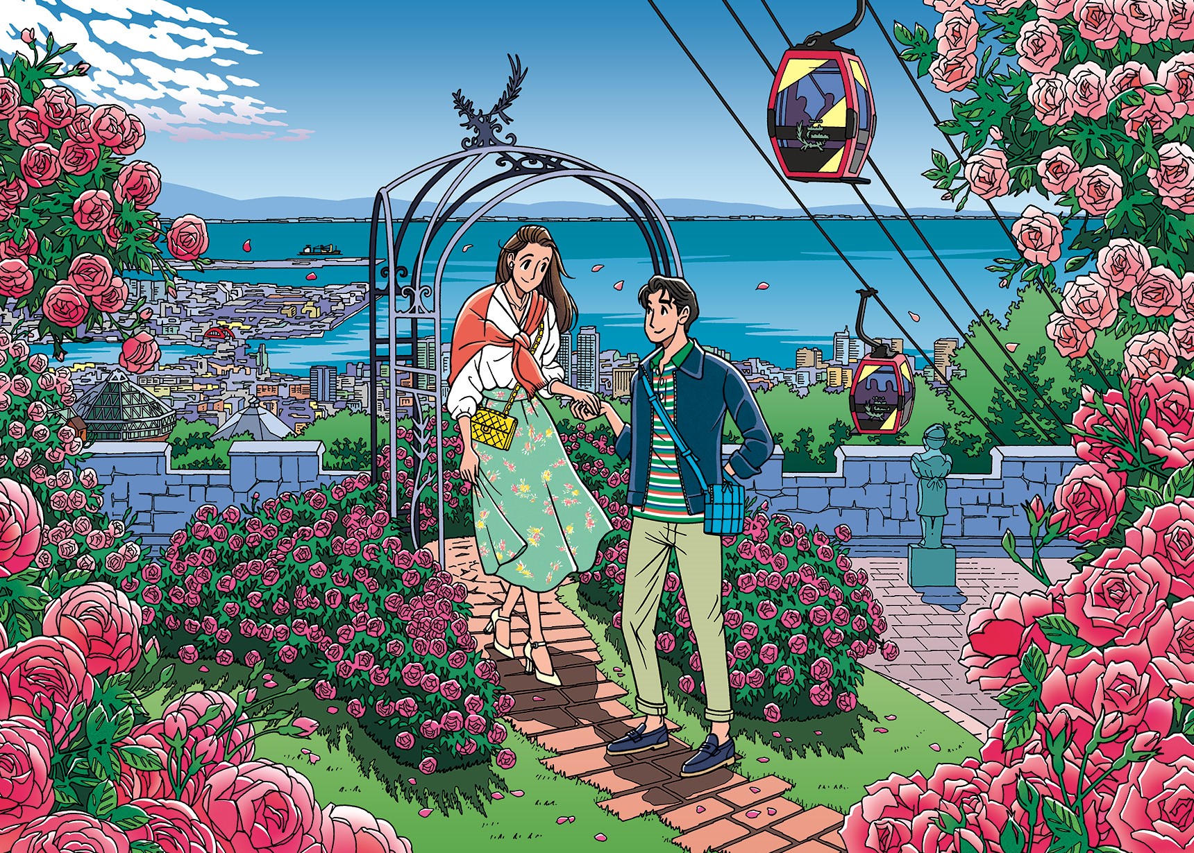 画業50周年記念 わたせせいぞう展 ～ハートフルKOBE～」 （神戸阪急