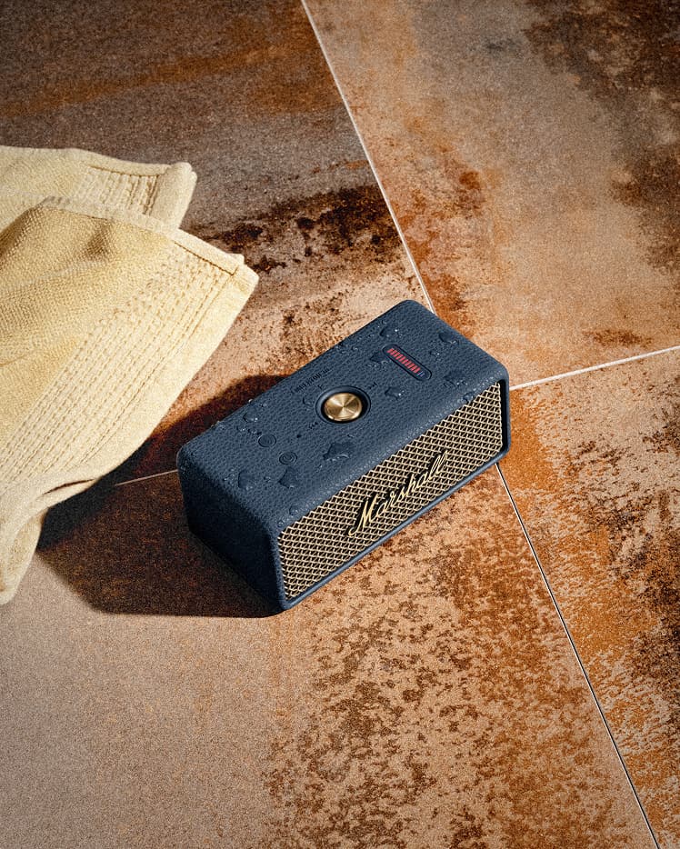 Powerful portable speaker with over 32 hours of playtime