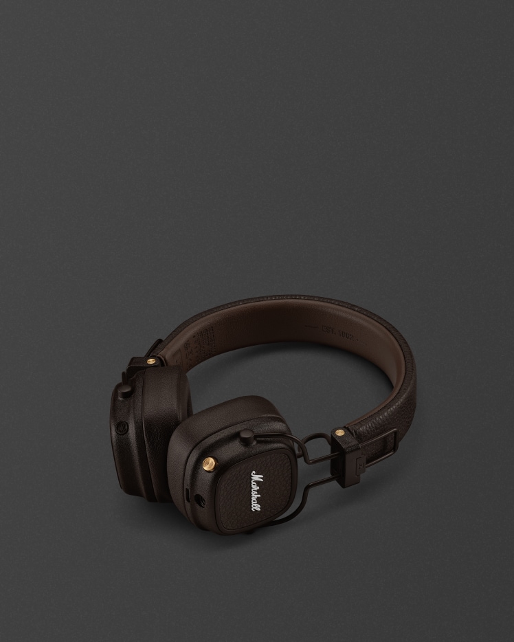 Major V Brown - On-ear headphones | Marshall.com