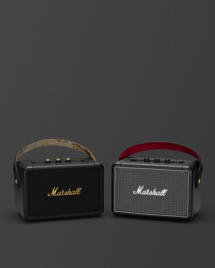 Kilburn II Black and Brass - ポータブルスピーカー | Marshall.com