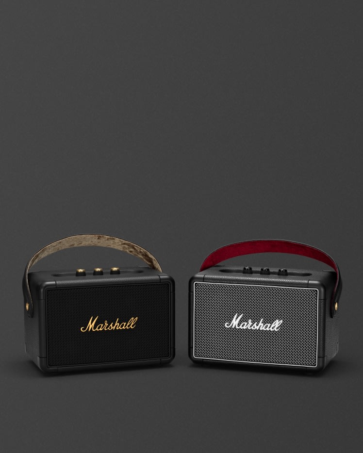 Kilburn II Black and Brass - ポータブルスピーカー | Marshall.com