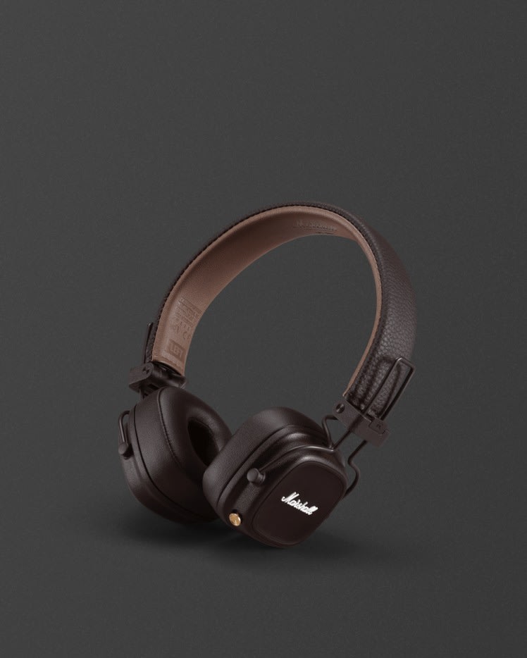 Major IV Brown - オンイヤーヘッドホン | Marshall.com