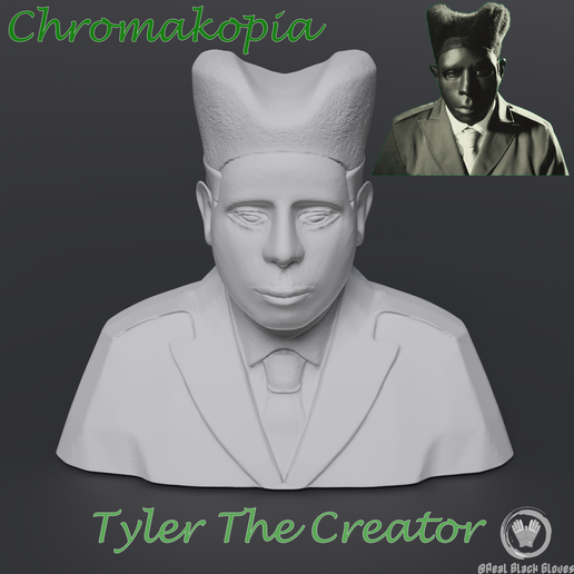👤 estatua cromakopia de tyler el creador・Archivo 3D para