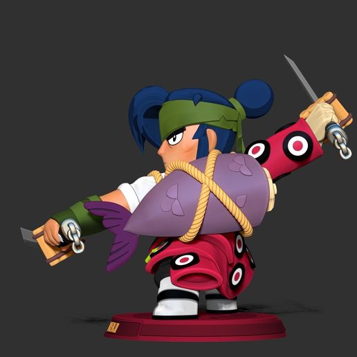 🗡️ Kenji - Ready to fight・ 3D File for 3D printing・Cults