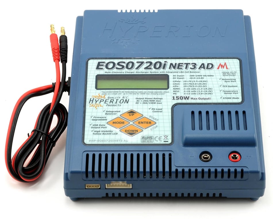 Hyperion EOS 0720i NET3-AD Li/NiMH/A123 Balancing AC/DC Charger