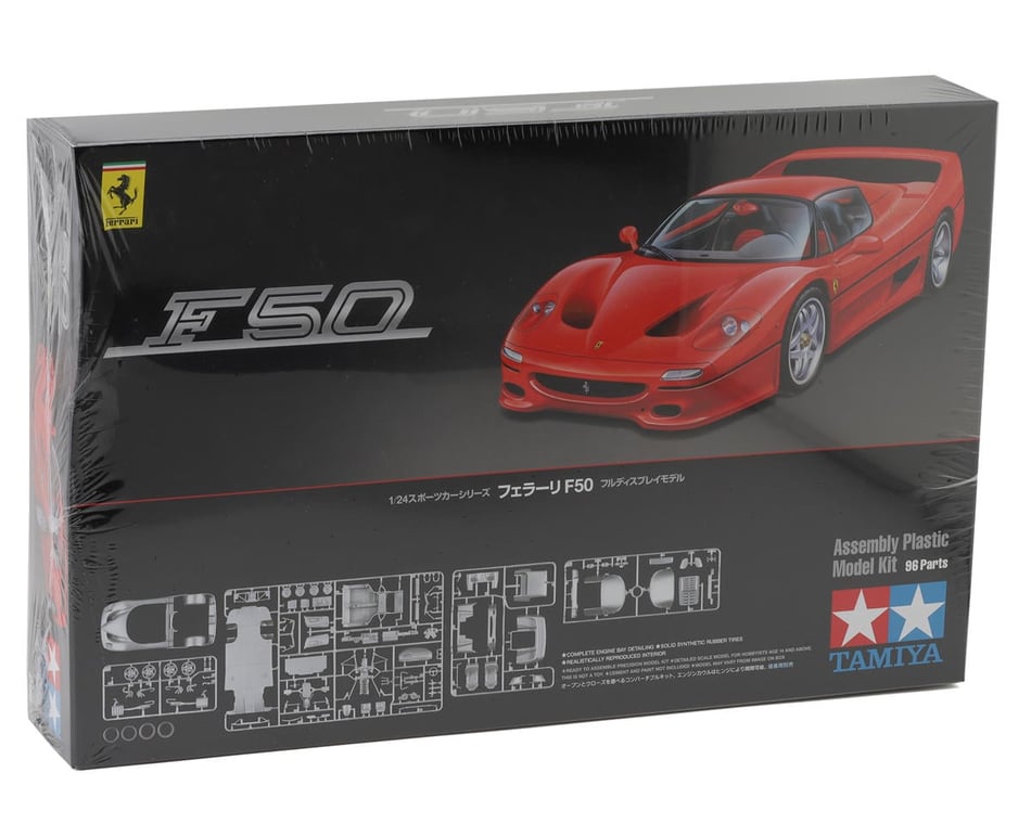 Tamiya 1/24 Ferrari F50 Sports Car Model Kit [TAM24296] - HobbyTown