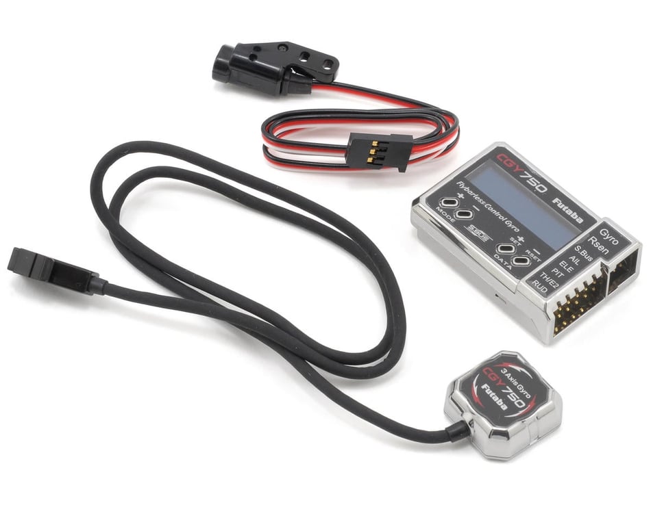 Futaba CGY750 Flybarless 3 Axis Gyro w/Governor & Control Unit