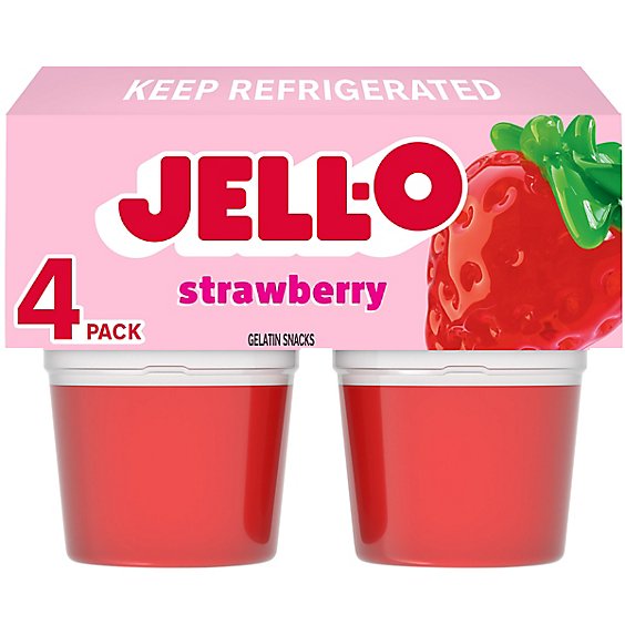 Jell-O Original Strawberry Artificially Flavored Ready-to-Eat